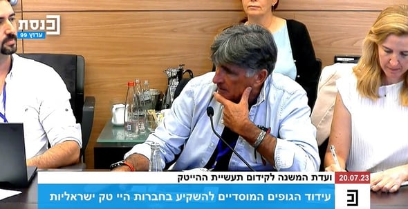 מריאן כהן, יו״ר איגוד ההיי-טק מתוך ערוץ הכנסת, תצלום מתוך ערוץ הכנסת